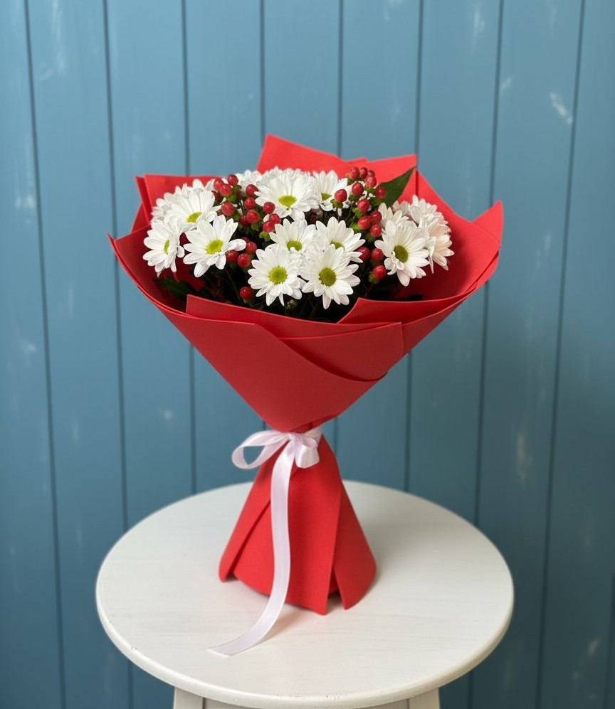 Букет цветов из: Хризантемы в Шаран