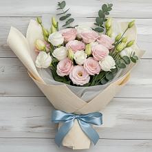 Букет цветов из:  Лизиантусы в Шаран