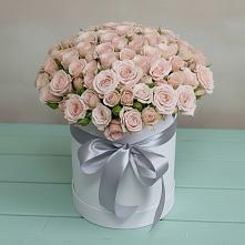 Цветочная композиция из Розы в шляпной коробке #REPLACE_PRED# Шаран