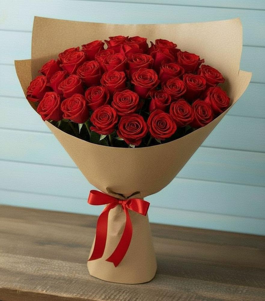 Букет Красные розы Милано в Шаран