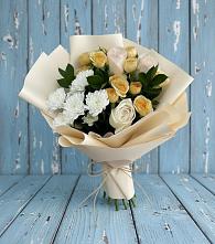 Букет цветов из:  Розы и Хризантемы в Шаран