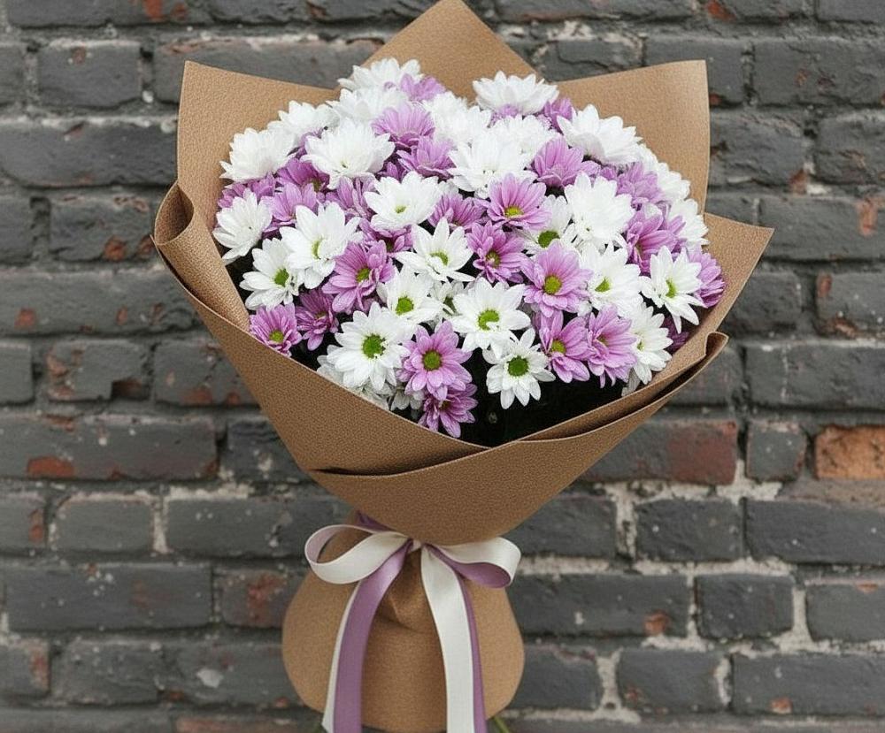 Букет цветов из: Хризантемы в Шаран