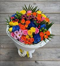 Букет цветов из:  Розы и Хризантемы в Шаран