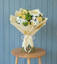 Букет цветов из:  Хризантемы и Розы #REPLACE_PRED# Шаран