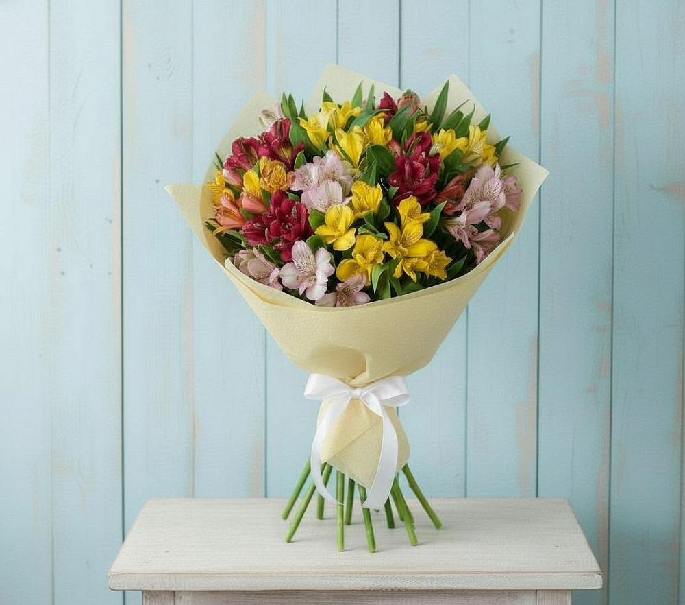 Букет цветов из: Альстромерии в Шаран