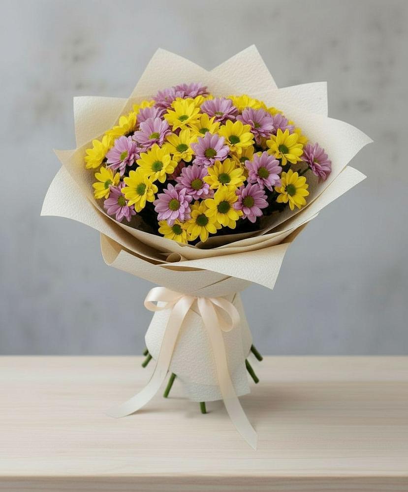 Букет цветов из: Хризантемы в Шаран